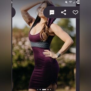 Purple Sleeveless Mini Dress - Fits Small. Brand New. Only Tried On Twice